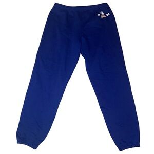 Disney Mickey Mouse 1929 Men's Large Sweatpants Lounge Pants Navy Blue